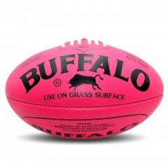 Buffalo Sports Super Soft Touch Aussie Rules Football | Full Size Pink